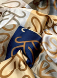 Luxury Satin Silk Hijab - Classic Mosaic