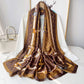 Luxury Printed Silk Scarf – Bole Coffee