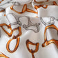 Luxury Printed Silk Scarf – Elegant White
