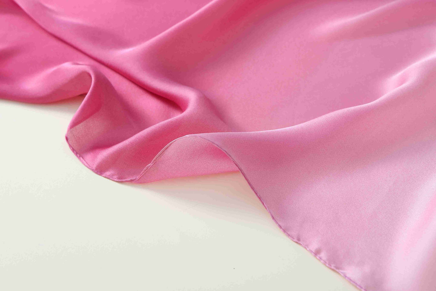 Luxury Printed Silk Scarf – Cotton Candy